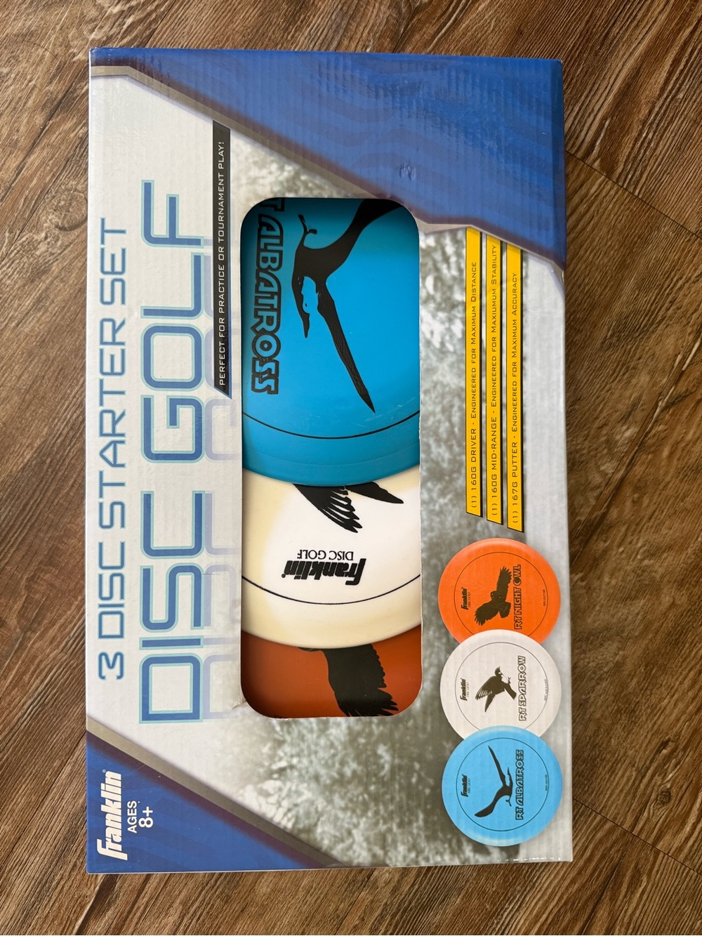 Franklin Disc Golf Starter Set - Blue White Orange
